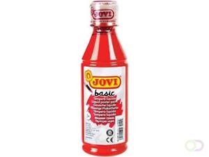 Jovi plakkaatverf, fles van 250 ml, vermiljoen