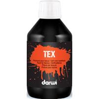 Darwi textielverf Tex, 250 ml, zwart