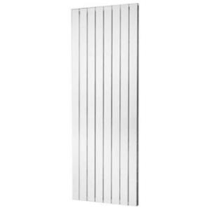 Plieger Cavallino Retto designradiator verticaal enkel middenaansluiting 1800x298mm 614W mat zwart 7250321