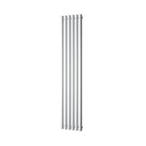 Plieger Trento designradiator verticaal met middenaansluiting 1800x350mm 814W mat zwart 7250430