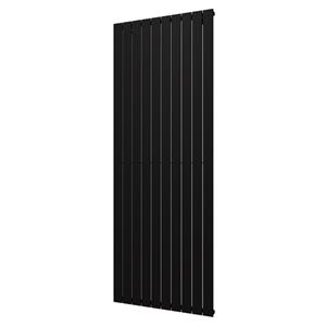 Plieger Cavallino Retto designradiator verticaal enkel middenaansluiting 2000x754mm 1666W mat zwart 7250327
