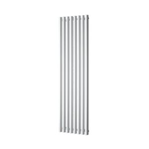 Plieger Trento designradiator verticaal met middenaansluiting 1800x470mm 1086W mat zwart 7250431