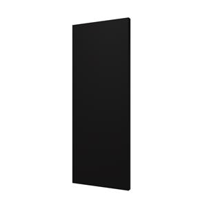 Plieger Perugia designradiator verticaal middenaansluiting 1206x456mm 549W mat zwart 7250417