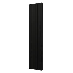 Plieger Cavallino Retto designradiator verticaal dubbel middenaansluiting 2000x450mm 1287W mat zwart 7250314