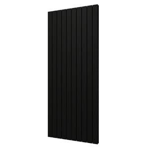 Plieger Cavallino Retto designradiator verticaal dubbel middenaansluiting 1800x754mm 1936W mat zwart 7250316