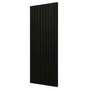 Plieger Cavallino Retto designradiator verticaal dubbel middenaansluiting 2000x754mm 2146W mat zwart 7250318