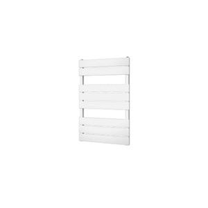 Plieger Genua M designradiator horizontaal middenaansluiting 800x550mm 405W zwart grafiet (black graphite) 7250636