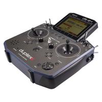 Jeti DS-24 Carbon Line, Multimode Donkerblauw RC handzender 2,4 GHz Aantal kanalen: 24 Incl. ontvanger