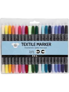 creativetoys Textile Markers - Assorted Colours 2 (34833)