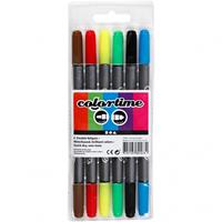 Creotime colortime dubbelstiften 6 stuks