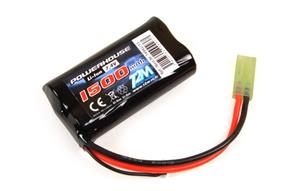 T2M Li-ion accupack 7.4 V 1500 mAh Aantal cellen: 2 Mini-Tamiya