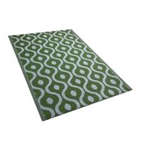 Beliani Outdoor tapijt groen 120x180 cm PUNE