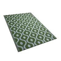 Outdoor tapijt groen 120x180 cm PUNE