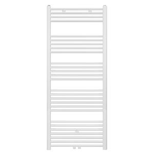 Boss&wessing Designradiator Nile Gobi 160x60 cm Geborsteld Mat Wit midden-onderaansluiting 