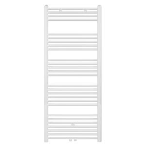 Boss&wessing Designradiator Nile Gobi 160x60 cm Geborsteld Mat Wit midden-onderaansluiting 