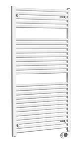 Douche Concurrent Elara elektrische radiator 118,5 x 60 cm wit