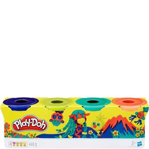 Hasbro E4867ES0 - Play-Doh 4er Pack WILD, Knete