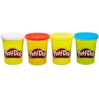 Hasbro Play-Doh Knet-Dosen 4er Pack Grundfarben