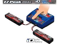 Traxxas Dual EZ Peak Plus Modellbau-Multifunktionsladegerät 100 V, 230V 8A Inkl. 2x LiPo Akkus