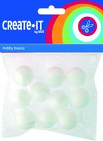 Haza Original Create-It Polystyreen Bollen 2.5cm 10 Stuks