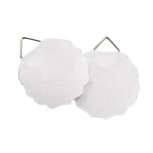 Rayher hobby materialen 5x Zelfklevende ophanghaakjes voor schildersdoek 3 cm Wit