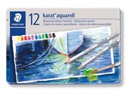 STAEDTLER Aquarellstift karat, 12er Metalletui