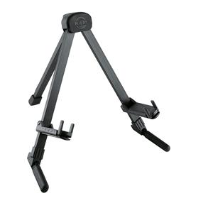 K&M 17550 Memphis Travel Guitar Stand Black