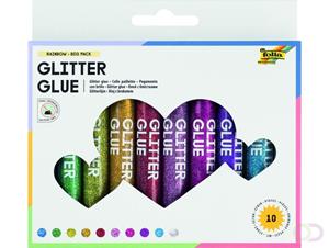 folia Glitzerkleber , Glitterglue, , 9,5 ml, farbig sortiert