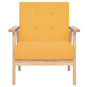 Fauteuil stof geel