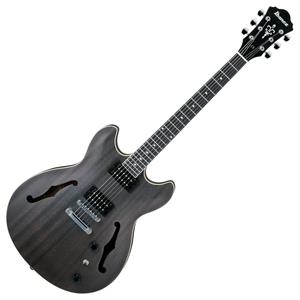 Ibanez AS53 Artcore Transparent Black Flat