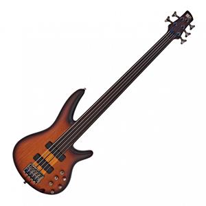 Ibanez SRF705 5-String Fretless Bass Brown Burst Flat