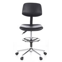 Hjhoffice TOP Work 24 - Werkstoel / werkkruk/ verhoogde bureaustoel