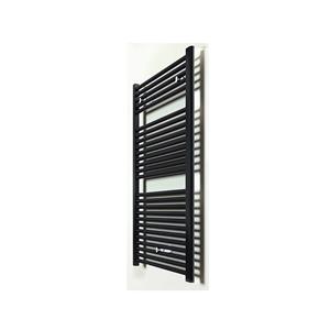 Boss & Wessing AQS Sierradiator Elvira 60x118 cm Middenonder Aansluiting Mat Zwart 