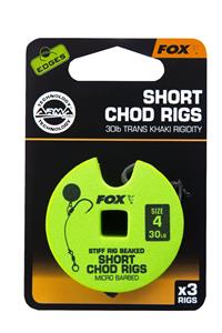 FOX Edges Arma Point Beaked Chod Rig - Short - 30lb - Maat 4