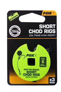 FOX Edges Arma Point Beaked Chod Rig - Short - 25lb - Maat 6