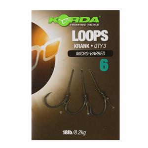 Korda Loop Rigs Krank - 18lb - Maat 4 - 3 Stuks