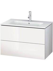 duravitag Duravit L-Cube Waschtischunterbau wandhängend, Breite 820mm, Tiefe 481, 2 Schubkästen, passend für 'Me by Starck' Artikel 233683, Farbe: Weiß