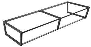 sapho Industrial wastafel frame mat zwart 120cm