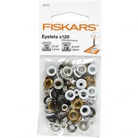 Fiskars Ösen rund 3,2 + 4,8mm VE=120 Stück