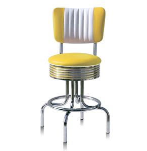 Bel Air Retro Barkruk BS-28-66-CB Geel