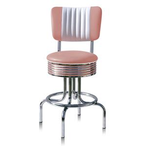 Bel Air Retro Barkruk BS-28-66-CB Dusty Rose