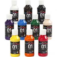 A-Color A Color acrylverf glossy 10 stuks 120 ml multicolor