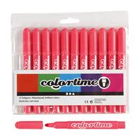 Colortime stiften lijndikte 5 mm zalmroze 12 stuks