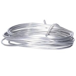 1x Hobby aluminium draad zilver 2 mm x 200 cm Zilver