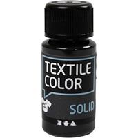 Zwarte textielverf extra dekkend flacon 50 ml Zwart