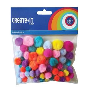 knutselset Create it Bright mix 75 stuks