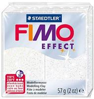 FIMO EFFECT Modelliermasse, ofenhärtend, glitter-weiß, 57 g