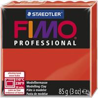FIMO PROFESSIONAL Modelliermasse, ofenhärtend, echtrot, 85 g