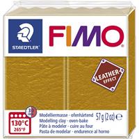 Fimo leereffect boetseerklei okergeel