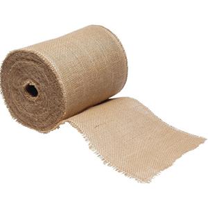 Jute decoratie/hobby lint naturel 20 cm x 25 meter op rol Beige